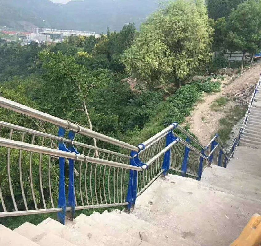 304 Outdoor Exterior Stainless Steel Handrail Tubular Stair Railings