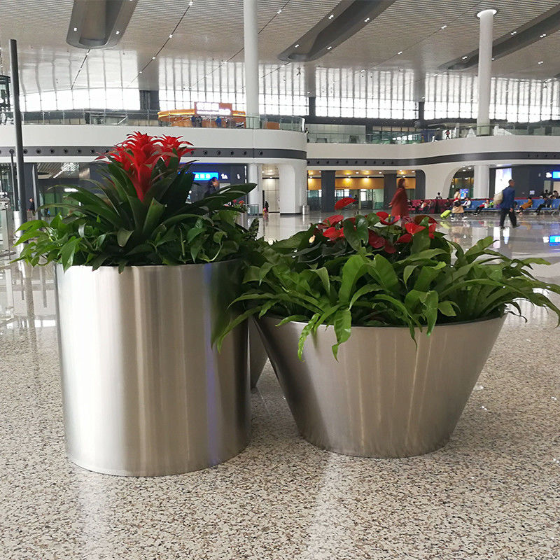 Stainless Steel Flowerpot Home Decoration Shape