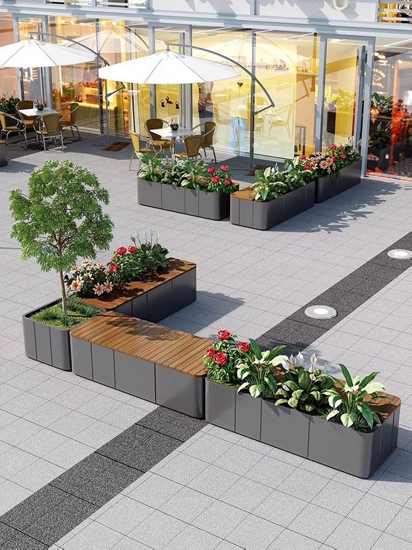 Custom Size Stainless Steel Flowerpot Rust Resistant For Home Or Garden