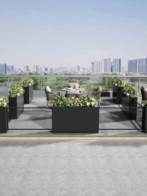 Stainless Steel Vase Square Or Round Stainless Steel Plant Stand Custom Color