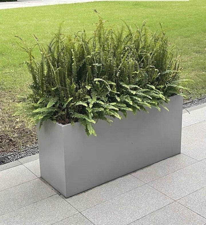 Custom Size Stainless Steel Flowerpot Rust Resistant For Home Or Garden