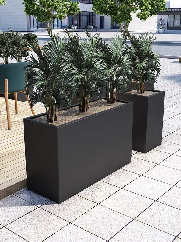 Custom Size Stainless Steel Flowerpot Rust Resistant For Home Or Garden